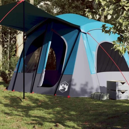 Tienda de campaña para 5 personas impermeable azul de vidaXL, Tiendas de campaña - Ref: Foro24-94753, Precio: 158,63 €, Descu...