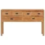 Aparador de madera maciza de teca 125x30x75 cm de vidaXL, Aparadores - Ref: Foro24-288897, Precio: 264,55 €, Descuento: %