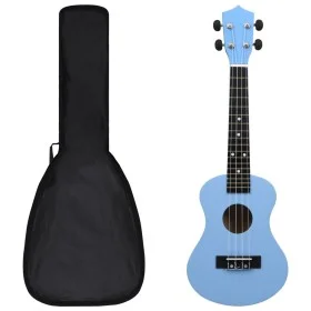 Set de ukelele soprano con funda para niños azul bebé 23" de vidaXL, Instrumentos de cuerda - Ref: Foro24-70154, Precio: 34,8...