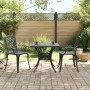 Mesa y sillas de bistró 3 piezas aluminio fundido negro de vidaXL, Conjuntos de jardín - Ref: Foro24-3216346, Precio: 439,71 ...