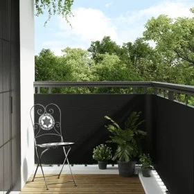 Toldo para balcón ratán sintético negro 600x80 cm de vidaXL, Paneles de vallas - Ref: Foro24-156304, Precio: 59,13 €, Descuen...