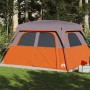 Tienda de campaña familiar 6 personas impermeable gris naranja de vidaXL, Tiendas de campaña - Ref: Foro24-94547, Precio: 151...