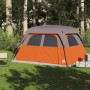 Tienda de campaña familiar 6 personas impermeable gris naranja de vidaXL, Tiendas de campaña - Ref: Foro24-94547, Precio: 151...