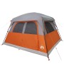 Tienda de campaña familiar 6 personas impermeable gris naranja de vidaXL, Tiendas de campaña - Ref: Foro24-94547, Precio: 151...
