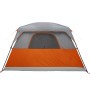 Tienda de campaña familiar 6 personas impermeable gris naranja de vidaXL, Tiendas de campaña - Ref: Foro24-94547, Precio: 151...