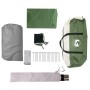 Tienda de campaña familiar para 6 personas impermeable verde de vidaXL, Tiendas de campaña - Ref: Foro24-94545, Precio: 160,5...