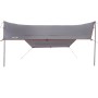 Lona de camping impermeable gris y naranja 430x380x210 cm de vidaXL, Tiendas de campaña - Ref: Foro24-94681, Precio: 54,29 €,...