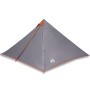 Tienda familiar tipi para 7 personas impermeable gris y naranja de vidaXL, Tiendas de campaña - Ref: Foro24-94712, Precio: 49...