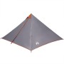 Tienda familiar tipi para 7 personas impermeable gris y naranja de vidaXL, Tiendas de campaña - Ref: Foro24-94712, Precio: 49...