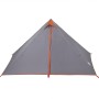 Tienda familiar tipi para 7 personas impermeable gris y naranja de vidaXL, Tiendas de campaña - Ref: Foro24-94712, Precio: 49...
