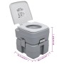 Inodoro portátil para camping gris 20 + 10 L de vidaXL, Urinarios y retretes portátiles - Ref: Foro24-30138, Precio: 138,09 €...