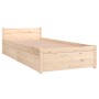 Estructura de cama individual con cajones 75x190 cm de vidaXL, Camas y somieres - Ref: Foro24-3103473, Precio: 155,84 €, Desc...