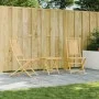 Sillas de jardín plegables 2 unidades bambú 46x66x99 cm de vidaXL, Sillas de jardín - Ref: Foro24-368037, Precio: 147,86 €, D...