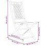 Sillas de jardín plegables 2 unidades bambú 46x66x99 cm de vidaXL, Sillas de jardín - Ref: Foro24-368037, Precio: 147,86 €, D...