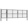 Gartengittertür aus anthrazitfarbenem, verzinktem Stahl, 500 x 175 cm von vidaXL, Gartentore - Ref: Foro24-154549, Preis: 599...