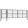 Puerta de malla de jardín acero galvanizado antracita 500x175cm de vidaXL, Puertas de jardín - Ref: Foro24-154549, Precio: 61...