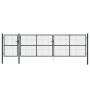 Puerta de malla de jardín acero galvanizado antracita 500x175cm de vidaXL, Puertas de jardín - Ref: Foro24-154549, Precio: 61...