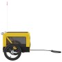 Remolque bicicleta mascotas hierro tela Oxford amarillo negro de vidaXL, Cochecitos para mascotas - Ref: Foro24-93917, Precio...