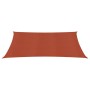 Toldo de vela terracota HDPE 160 g/m² 3x4 m de vidaXL, Sombrillas - Ref: Foro24-311347, Precio: 32,71 €, Descuento: %