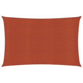 Toldo de vela HDPE terracota 160 g/m² 4x5 m de vidaXL, Sombrillas - Ref: Foro24-311353, Precio: 56,92 €, Descuento: %