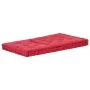 Cojín para palés algodón burdeos 120x80x10 cm de vidaXL, Cojines para sillas y sofás - Ref: Foro24-48684, Precio: 59,97 €, De...