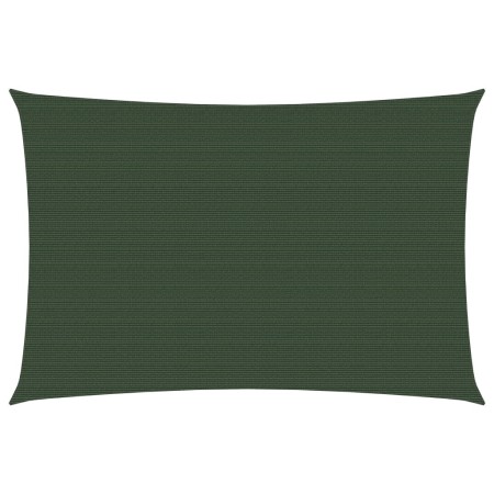 Toldo de vela verde oscuro HDPE 160 g/m² 2,5x4,5 m de vidaXL, Sombrillas - Ref: Foro24-311455, Precio: 33,95 €, Descuento: %