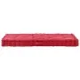 Cojín para palés algodón burdeos 120x80x10 cm de vidaXL, Cojines para sillas y sofás - Ref: Foro24-48684, Precio: 59,97 €, De...