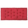 Cojín para palés algodón burdeos 120x80x10 cm de vidaXL, Cojines para sillas y sofás - Ref: Foro24-48684, Precio: 60,39 €, De...