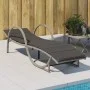 Tumbona con cojín ratán sintético gris claro 60x199x42 cm de vidaXL, Tumbonas - Ref: Foro24-368262, Precio: 162,39 €, Descuen...
