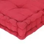 Cojín para palés algodón burdeos 120x80x10 cm de vidaXL, Cojines para sillas y sofás - Ref: Foro24-48684, Precio: 59,97 €, De...