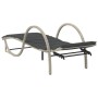 Tumbona con cojín ratán sintético gris claro 60x199x42 cm de vidaXL, Tumbonas - Ref: Foro24-368262, Precio: 142,91 €, Descuen...