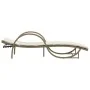 Lounger with beige synthetic rattan cushion 60x199x42 cm by vidaXL, Loungers - Ref: Foro24-368260, Price: 162,39 €, Discount: %