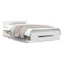 Cama con cajón madera de ingeniería blanca 75x190 cm de vidaXL, Camas y somieres - Ref: Foro24-3280804, Precio: 122,26 €, Des...
