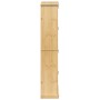 Mueble zapatero Corona madera maciza de pino 99x32x163,5 cm de vidaXL, Zapateros y organizadores de calzado - Ref: Foro24-400...