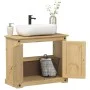 Mueble de lavabo de baño Corona madera maciza pino 73x33x60 cm de vidaXL, Tocadores de baño - Ref: Foro24-4002791, Precio: 10...