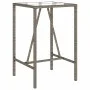 Mesa de bar de exterior ratán sintético gris 70x70x110 cm de vidaXL, Mesas de jardín - Ref: Foro24-368695, Precio: 123,41 €, ...
