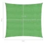Toldo de vela HDPE verde claro 160 g/m² 4x4 m de vidaXL, Sombrillas - Ref: Foro24-311276, Precio: 38,83 €, Descuento: %