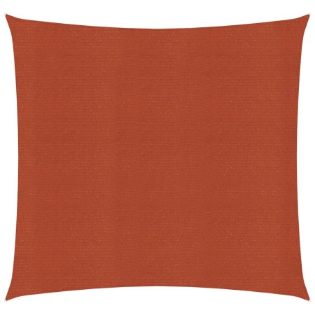 Toldo de vela HDPE terracota 160 g/m² 4x4 m de vidaXL, Sombrillas - Ref: Foro24-311331, Precio: 39,97 €, Descuento: %