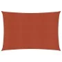 HDPE terracotta shade sail 160 g/m² 2.5x4 m by vidaXL, Umbrellas - Ref: Foro24-311344, Price: 29,96 €, Discount: %