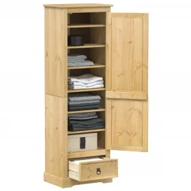 Armario Corona madera maciza de pino 55x38x170 cm de vidaXL, Armarios roperos - Ref: Foro24-4002767, Precio: 200,74 €, Descue...
