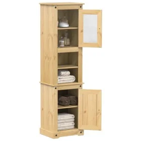 Armario de baño «Corona» madera maciza de pino 50x40x185 cm de vidaXL, Muebles de baño - Ref: Foro24-4002792, Precio: 209,26 ...