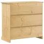 Botellero Corona madera maciza de pino 107,5x51x105,5 cm de vidaXL, Armarios para vino y licores - Ref: Foro24-4002790, Preci...