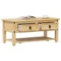 Mesa de centro cajones Corona madera maciza pino 100x48x45 cm de vidaXL, Mesas de centro - Ref: Foro24-4002773, Precio: 120,1...