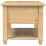Mesa de centro cajones Corona madera maciza pino 100x48x45 cm de vidaXL, Mesas de centro - Ref: Foro24-4002773, Precio: 120,1...