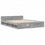 Cama con cajones madera de ingeniería gris Sonoma 135x190 cm de vidaXL, Camas y somieres - Ref: Foro24-3280774, Precio: 154,6...