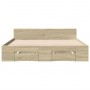 Cama con cajones madera ingeniería roble Sonoma 120x200 cm de vidaXL, Camas y somieres - Ref: Foro24-3280757, Precio: 152,19 ...