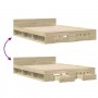 Cama con cajones madera ingeniería roble Sonoma 120x200 cm de vidaXL, Camas y somieres - Ref: Foro24-3280757, Precio: 152,19 ...