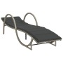 Tumbonas con mesita 2 unidades ratán sintético gris claro de vidaXL, Tumbonas - Ref: Foro24-368268, Precio: 271,89 €, Descuen...