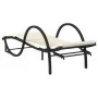Tumbonas con mesita 2 unidades ratán sintético negro by vidaXL, Loungers - Ref: Foro24-368263, Price: 262,23 €, Discount: %