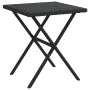 Tumbonas con mesita 2 unidades ratán sintético negro by vidaXL, Loungers - Ref: Foro24-368263, Price: 262,23 €, Discount: %